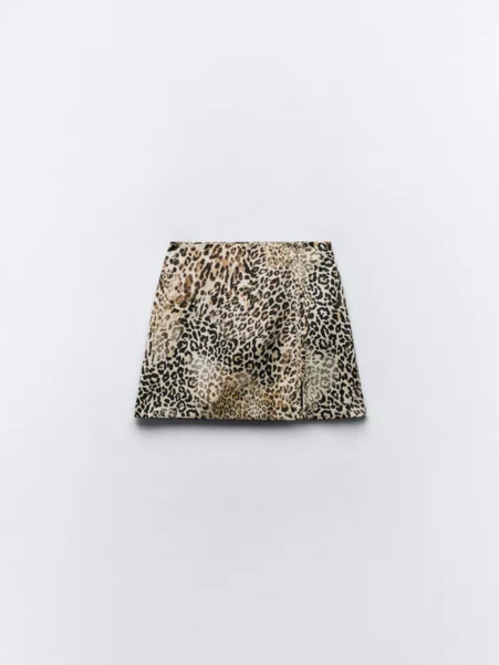 Leopard Print Mini Skirt